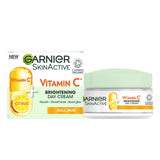 GARNIER Vitamin C Brightening Day Cream 50ml, Face Moisturiser to Nourish Skin, Smooth Lines & Boost Glow, With Vitamin C and Super Citrus For Radiant, Healthy Skin