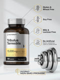 Horbaach Tribulus Terrestris Supplement for Men - 15,000mg, 180 Capsules - Non-GMO & Gluten-Free