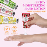 VESPRO 70 Pack Hand Cream Gifts Set For Women, Bulk Hand Lotion Travel Size for Dry Cracked Hands, Mini Hand Lotion for Mother's Day Gifts, Valentines Day Gifts and Baby Shower Party Favors