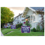 Donald Trump Vance Yard Signs MAGA 2024 with Metal Stand Made in America! (1, 24X18)