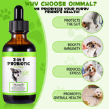 Probiotics for Dogs, Cat Probiotic, Probiotics for Digestive Health, Supplement for Gut Health & Beneficial Bacteria, Digestive Enzymes with Probiotics and Pure Prebiotics, Puppy Probiotic