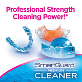 SmartGuard Premium Cleaner Crystals –(110 Cleanings)- Removes Stain, Plaque & Bad Odor from Dentures, Clear Braces, Mouth Guard, Night Guard & Retainers.