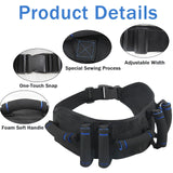 KkaFFe Gate Belt for Elderly with 7 Handles,Gait Belts Transfer Belt for Seniors, Adjustable Lift Belts for Elderly (27-45 inches) Quick Release Gait Belt，Patient Transfer Belt for Disabled