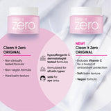 BANILA CO Clean it Zero Original Cleansing Balm (BIG size) - Korean Makeup Remover for All Skin Types- Vegan & Made with Acerola Berry & Vitamin C - 180ml/6.08 fl oz