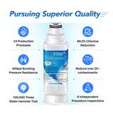 ICEPURE DA97-17376B Refrigerator Water Filter Replacement for DA97-08006C HAF-QIN, HAF-QIN/EXP, RF23M8070SG, RF23M8070SR, RF23M8090SG, RF23M8090SR, RF23M8570SR, RF23M8590SG, BRF425200AP, 2PACK