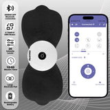 Wireless TENS Unit Muscle Stimulator, Pain Relief Massager - APP Controlled Bluetooth EMS Muscle Stimulator Machine, Note: APP can only be downloaded from The IOS store, Google Store is not supported