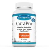 Euromedica CuraPro 375mg - 60 Softgels - High Potency Turmeric Curcumin Supplement - Clinically-Studied Liver, Brain & Immune Support - 60 Servings