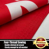 Trump 2024 Flag 3x5 Outdoor Double Sided 3 Ply-Red Trump Take America Back Flags Vivid Color Clear Pattern Reinforcement Sewing Durable Polyester