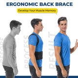 DIANMEI Back Brace Posture Corrector for Women and Men, Back Braces for Upper and Lower Back Pain Relief, Adjustable and Fully Back Support Improve Back Posture and Lumbar Support(S, 23.5"-30" Waist)