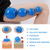 Silicone Cupping Therapy Set, Professional Studio and Home Cupping Set Massage Therapy Cups, Chinese Massage Cups for Cellulite Reduction Cupping Kit, Muscle and Joint Pain Myofascial Cupping Massager