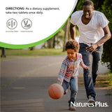 NaturesPlus Cal/Mag - 500 mg Calcium, 250 mg Magnesium, 180 Vegetarian Capsules - Gluten-Free - 90 Servings
