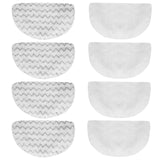 8 Pack Replacement Steam Mop Pads for Bissell Powerfresh Steam Mop 1940 1440 1544 1806 2075 Series, Model 19402 19404 19408 19409 1940a 1940f 1940q 1940t 1940w B0006 B0017, Washable Cleaning Pads