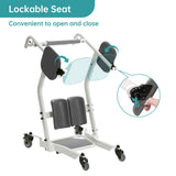 ELENKER Stand Assist Lift - Sit to Stand Lift Patient Transport Unit for Elderly - Patient Lift for Home Care Use- 400 Pound Weight Capacity