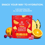 Electrogummies - Fruit Punch Electrolyte Gummies | 385mg of 5 Essential Electrolytes Per Serving | All-Natural, Non-GMO, Vegan, Keto-Friendly | Hydration Alternative to Powders, Tablets, Chews