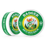 Badger Bug Repellent, Organic Deet-Free Mosquito Repellent with Citronella & Lemongrass, Easy to Use Travel Size Camping Essential, Family Friendly Insect Repellent Balm, 2 oz Tin (2 Pack)