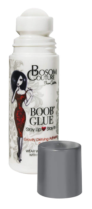 Bosom Couture Boob Glue Gravity Defying Breast Adhesive Roll-On, Stay Lifted Up Securely in Place in All Necklines, for Women of All Shapes and Sizes