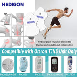 Durable (20PCS) Compatible with Omron TENS Unit Replacement Pads Reusable Pads 10 Pairs Brand: HEDIGON