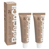 RefectoCil Cream Hair Dye 2-Pack – Professional Hair Tint for Long-Lasting Color – Light Brown (#3.1)