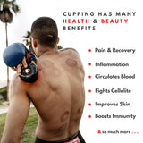 REVO The Original 4-in-1 Smart Cupping Therapy Massager, Red Light Therapy for Targeted Pain Relief, Knots, Aches, Muscle Soreness, Circulation & Tighter Skin, Portable Electric Cupping Kit