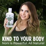 Healing Noni - 1-Pack Plastic Bottle 32oz - 100% Pure Hawaiian Organic Noni Juice - All-Natural Unsweetened Fresh Fruit - Farm Direct - USDA Certified