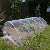 Agfabric Garden Netting 8'x20' Insect Pest Barrier Bird Netting for Garden Protection,Row Cover Mesh Netting for Vegetables Fruit Trees and Plants,White