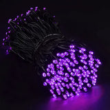 TW SHINE Halloween Lights, 200 LED 66FT Outdoor Halloween Lights Plug in with 8 Modes, Waterproof Christmas Lights Outdoor, Indoor Decorations for Party Yard Haunted House Decor, Purple