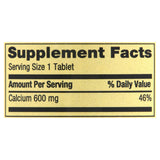 Spring - Valley Calcium 600mg Natural Bone Health Calcium - 100 Tablets Pack of 3