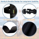 ZHEEYI Oxygen Cylinder Bag for Wheelchairs with Buckles, Fits Any Wheelchair, Black (Fits Most Oxygen cylinders)