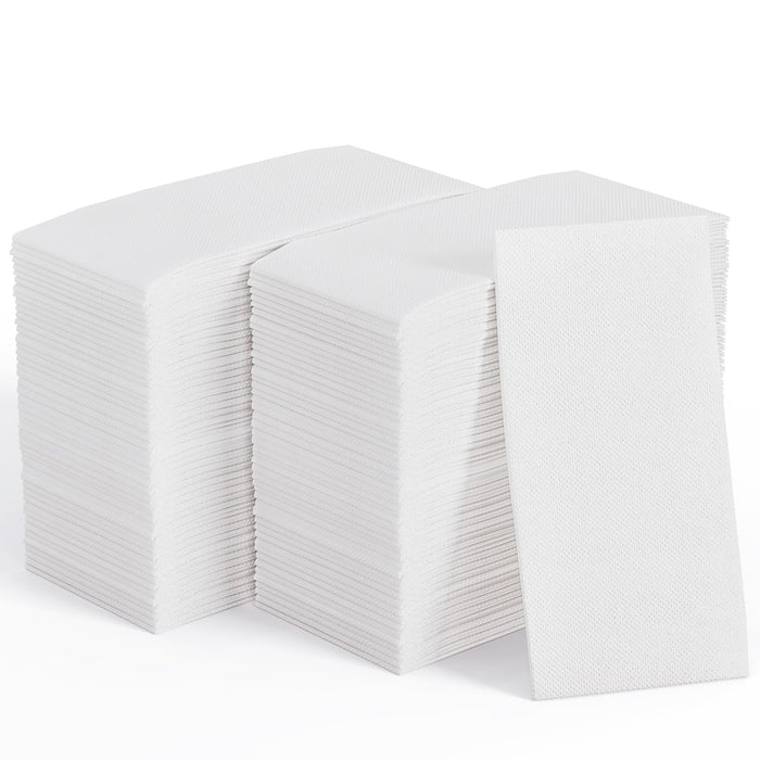 JOLLY CHEF 400 Pack Bathroom Paper Napkins Disposable Guests Hand Towels