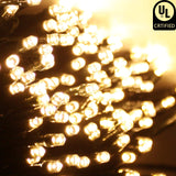 2024 Durable 95FT 240 LED Christmas String Lights Outdoor/Indoor, Timer & Memory & 8 Modes, Waterproof Green Wire Tree Lights For Xmas Party Garden Wedding Yard Holiday Decorations (Warm White)