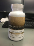 EcoNugenics Ten Mushroom Supplement 120 Capsules - Medicinal Mushroom Complex & Immune System Support - Reishi, Lions Mane, Cordyceps, Turkey Tail, Maitake, Shiitake