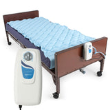 AireMed: Alternating Air Pressure Mattress Pad with Quiet Electric Pump System - Premium Hospital Bed Mattress Topper for Bed Sore Prevention - Medical Bed Sore Cushions for Butt & Back