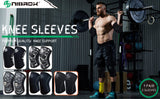 Knee Sleeves (1 Pair), 7mm Neoprene Compression Knee Braces, Great Support for Cross Training, Weightlifting, Powerlifting, Squats, Basketball and More (Black, Medium)