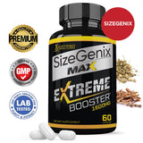 (5 Pack) Sizegenix Max 1600MG Advanced Men's Health Formula 300 Capsules