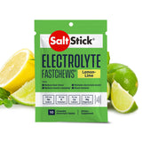 SaltStick Electrolyte FastChews Chewable Tablets, Lemon Lime, 120 count, 12 packets of 10 tablets each