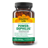 Country Life Power-Dophilus Dairy-Free Multi-Strain Probiotic 12 Billion CFUs, 200 Vegan Capsules, Certified Gluten Free, Certified Vegan