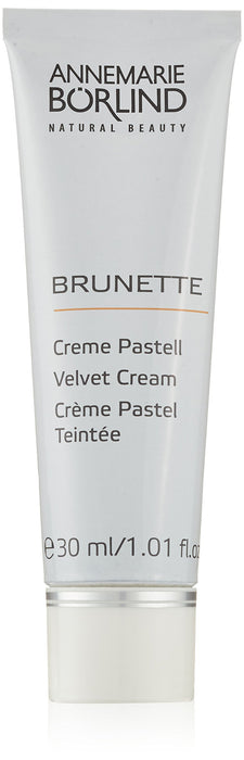 Annemarie Börlind Creme Pastell Brunette (30ml) - for All Skin Types - Gives the Skin a Fresh & Silky Matte Complexion