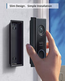 eufy Security, Wi-Fi Video Doorbell Kit, 1080p-Grade Resolution, 120-day Battery, No Monthly Fees, Human Detection, 2-Way Audio, Free Wireless Chime (Requires Micro-SD Card) (Renewed)