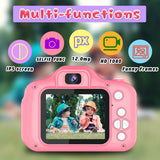 Dylanto Upgrade Kids Selfie Camera, Christmas Birthday Gifts for Girls Age 3-9, HD Digital Video Cameras for Toddler, Portable Toy for 3 4 5 6 7 8 Year Old Girl with 32GB SD Card (Pink