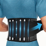 Glofit Back Brace for Men Lower Back，Back Support Belt For Women，Breathable Lower Back Support Belt Pain Relief With 6 Stays for Heavy Lifting Herniated Disc, Sciatica, Scoliosis Size L