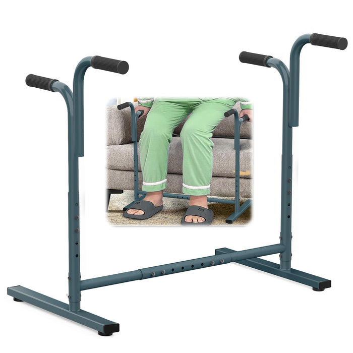 Adjustable Dual-way Handles Couch Chair Stand Assist for Seniors, Standing aid & Support Device, Chair Lift Assist Device for Elderly Mobility & Daily Living Stand to Sit(300LBs Loading, Dark Gray)
