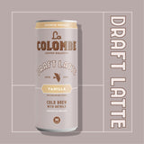 La Colombe Coffee, Oatmilk Vanilla Latte, 11 fl oz Cans (Pack of 12), Coffeehouse Quality Cold Brew, Specialty Grade Coffee Beans, Ready-to-Drink On-the-Go