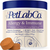 PetLab Co. Allergy & Immune Daily Probiotics for Dogs. Supports Yeast Production, Seasonal Allergies, Intermittent Itchiness, Gut & Digestive Health - 30 Chews - Available in Small, Medium, & Large