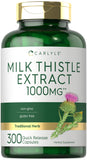 Carlyle Milk Thistle 1000mg | 300 Capsules | Non-GMO, Gluten Free Extract
