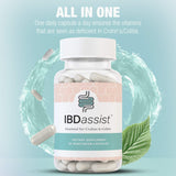 IBDassist™ - IBD Vitamins - Supports with malabsorption and GI Tract Inflammation - Crohn's and Colitis - Inflammatory Bowel