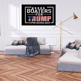 WENWELL Boaters for Trump 2024 flag 3x5 Ft,Keeping America Great Flags Outdoor,Donald Trump President Flag for boat with 2 Brass,Fade Resistant Durable Polyeste