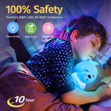 Onefire Dog Gift Night Lights for Kids, Remote+16 Colors Led Night Light Lamp, Dimmable Dog Kids Night Light, Rechargeable Timer Cute Night Light for Baby Nursery, Kawaii Silicone Dog Christmas Gifts