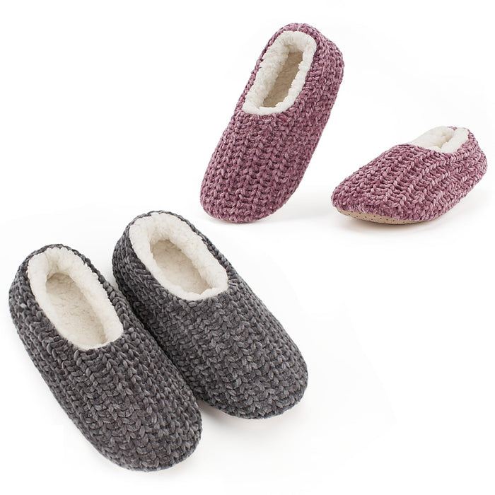 Cozylook 2-Pair Slippers for Women, Birthday Gifts for Women, Gifts for Girlfriend, Womens Gifts for Christmas, Mothers Day Gifts for Wife Mom Grandma, Unique Gifts for Women Who Have Everything
