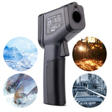 Kaemeasu Digital Infrared Thermometer -58℉-716℉ (-50℃ to 380℃) High Precision Handheld Non-Contact Electronic Thermometer Gun KM-380