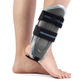 Velpeau Ankle Support Brace for Men & Women, Ankle Stabilizer, Stirrup Splint for Sprains, Tendonitis, Volleyball, Basketball, Sprained Ankle, Reversible Left & Right Foots, One Size (Gel Pad, Grey)